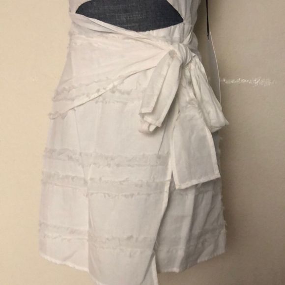 Ruffle Mini Wrap Dress - Picture 7 of 8